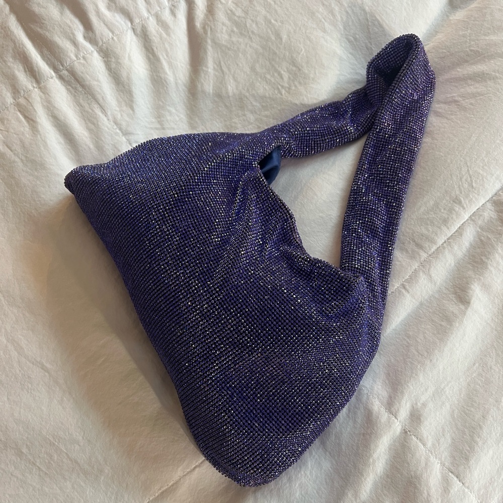 KARA for SSENSE blue sequin bag